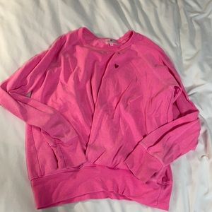 Sundry pink sweater